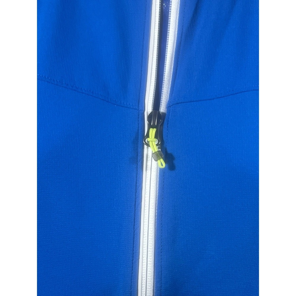 Novara Cycling Jacket Mens Blue Reflective Full Zip Performance Riding - Picture 4 of 16